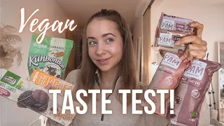 XXL TASTE TEST NATURALLY PAM + VEGANE SÜSSIGKEITEN!! - VEGANUARY // annrahel