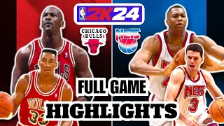 BULLS at NETS | FULL GAME HIGHLIGHTS | NBA 2K24 PS5