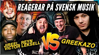 REAGERAR: JIREEL, VICTOR LEKSELL & REYN VS GREEKAZO ft GISLANDER *GALEN*