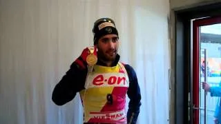 Martin Fourcade Wins World Championship Sprint