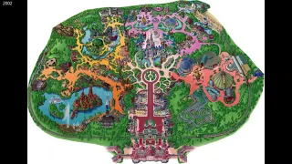 Disneyland Paris through the years in maps