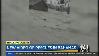 Family in Bahamas stuck in an attic get rescued