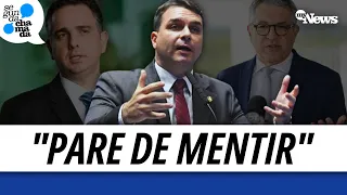 VEJA TUDO QUE FLÁVIO BOLSONARO DISSE SOBRE TRETA DA "PRIVATIZAÇÃO" DAS PRAIAS E RECADO PARA PADILHA