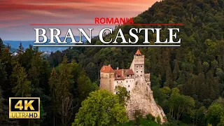 BRAN CASTLE (Dracula's Castle) ROMANIA 🇹🇩 Beautiful drone video 4k