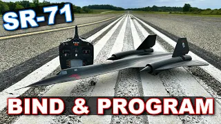 E-Flite SR-71 Blackbird 40mm RC EDF Jet - Binding and Programming