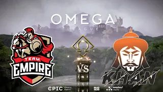 Team Empire Vs Khan OMEGA League: Europe Closed Qualifier