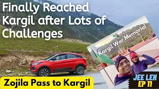 EP11: Zojila Pass to Kargil | Mumbai to Leh Ladakh Road Trip | That Wandering Couple