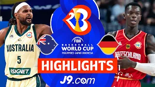 Australia 🇦🇺 vs Germany 🇩🇪 | J9 Highlights | FIBA Basketball World Cup 2023