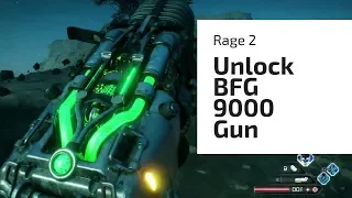 BFG 9000: Strongest Weapon In Rage 2, Kill A Authority Sentry in One Shot