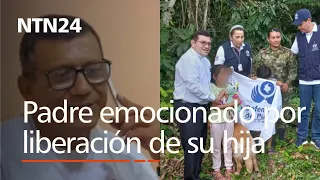 Muy emocionado, así reaccionó padre de la sargento secuestrada al escucharla decir que fue liberada