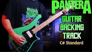 5 Minutes Alone - Pantera | GUITAR BACKING TRACK (C# Standard) | Bass, Drums and Vocals