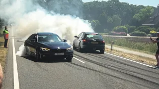 MODIFIED BMW M CARS leaving BIMMERFEST 2023! Insane BURNOUTS, LOUD REVS, POWERSLIDES & More!