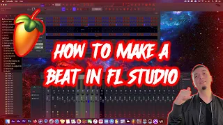 HOW TO MAKE A BEAT IN FL STUDIO 21 | BEGINNER TUTORIAL