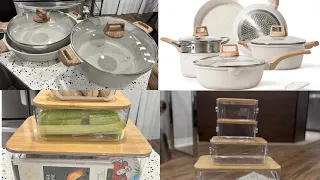 Un boxing kitchen stuff | for storage and cooking