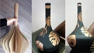 How to make vase - DIY Vase - DIY Cardboard Vase