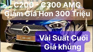 🔥Hot - C200-C300 AMG Mở Bán Lô Xe Cuối Giá Khủng 🔥 Chỉ 1 Tỉ 500 Tr C200 Plus -1 Tỉ 800 C300 AMG 💰