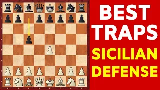 5 Best Chess Opening Traps in the Sicilian Defense Part-2