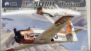 Kitty Hawk T-24 B/D Trojan 1/32 Scale Model Aircraft