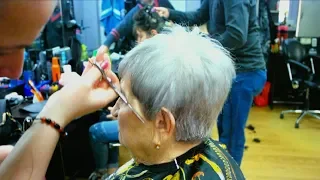 How To Cut Trendy Short Haircut  For "GRANDMA" Pixie Style 2020