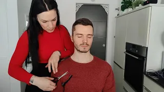 ASMR - It's Time For The Sweater To Get A Haircut