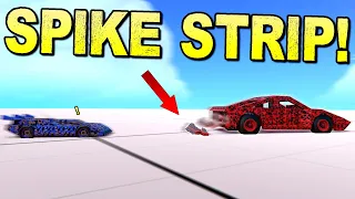 Deployable Spike Strip Causes Instant Driven't - Trailmakers Gameplay