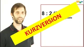 Kurzversion: Virale Matheaufgabe: 8:2(2+2) - Was ist die Lösung? Wir lösen auf...