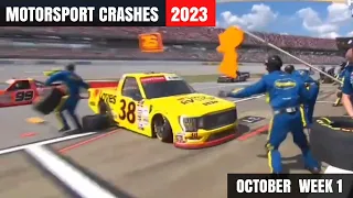 Motorsport Crashes 2023 October Week 1