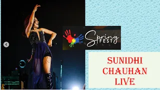 Crazy kiya re | Sunidhi Chauhan Live | IIT KHARAGPUR | Spring Fest | 4K | Sunidhi IIT KGP |