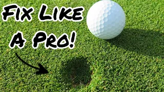 How To Properly Repair Your Golf Ball Marks on the Green