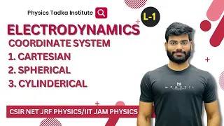 electromagnetic theory| coordinate system Cartesian,spherical and cylindrical| csir net| iit jam