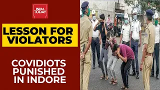 Indore Police's Unique Way To Teach Lesson For Flouting Covid Norms| No Country For Covidiots