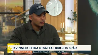 Kvinnor utnyttjas i krigets spår: ”Enskilda individer ser sin chans” | Nyhetsmorgon | TV4 & TV4 Play