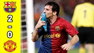 Barcelona 2 - 0 Manchester United 2009 Finale ● Alle Tore & Highlights