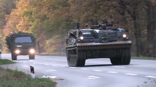 Marschverbände der Bundeswehr mit Leopard, Puma, Dachs /4K/ German Army with Leopard and Puma, Dachs