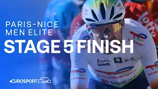 A STYLISH sprint victory 😎 | Stage 5 Finish Paris-Nice 2024 | Eurosport Cycling