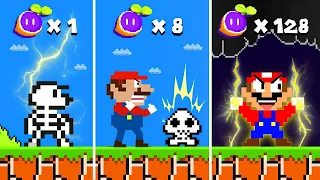 Super Mario Bros. But Every Seed Makes Mario Control Lightning!... | MARIO HP 1