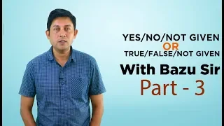 Yes,no,not given or true,false,not given - the best way to solve (part-3)
