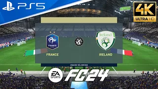 FC 24 | France vs Ireland | UEFA EURO 2024 Qualifiers - Full Match | PS5™ [4K HDR]