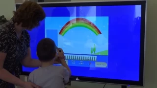 Использование интерактивной панели  в индивидуальной работе с детьми с ТНР
