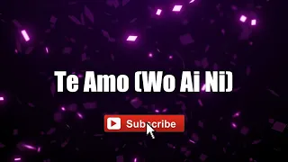 Te Amo Wo Ai Ni - F4 | #lyrics #lyricsvideo #singalong