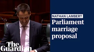 'I think we should get married': Victorian MP proposes to partner is first speech