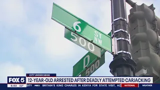 12-year-old charged in failed carjacking attempt that left 13-year-old dead, DC police say