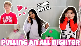 PULLING AN ALL NIGHTER IN OUR BATHROOM & CALLING MY CRUSH!😍