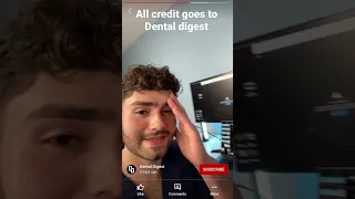 His livestream failed | Dental digest