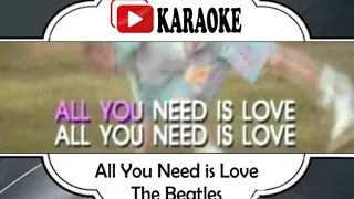 THE BEATLES - ALL YOU NEED IS LOVE | Official Karaoke Musik Video