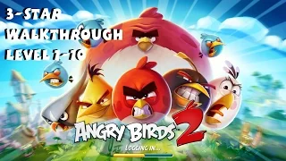 Angry Birds 2 (Rovio Entertainment) iOS / Android - Gameplay Trailer 3-Star Walkthrough Level 1-10
