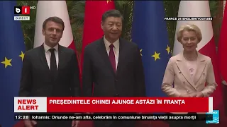 PREȘEDINTELE CHINEI AJUNGE ÎN FRANȚA_Știri B1TV_5 mai 2024