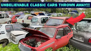 You Won’t Believe What Classic Cars We Found In This French Scrap Yard!!!! Unbelievable!!!