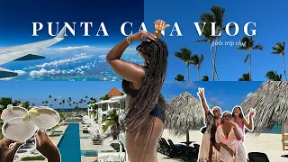 PUNTA CANA GIRLS TRIP VLOG | LUXURY MELIA BEACH PARADISUS RESORT, COCO BONGO NIGHT CLUB & MORE!