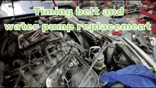 2005 toyota 4runner 4.7L timing belt & waterpump replacement tundra sequoia